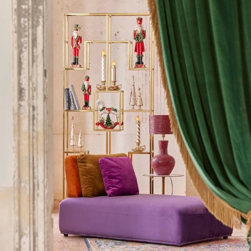 Новорічна статуетка Символ року EDG Кінь-гойдалка з ялинкою В36