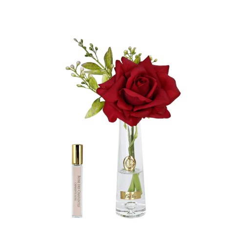 Аромадифузор Cote Noire New Літня троянда кармін золото в прозорій вазі 1 парфум