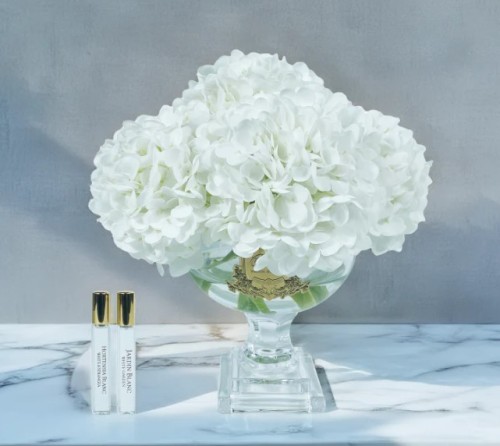 Аромадифузор Cote Noire Luxury Букет прованських гортензій білий золото