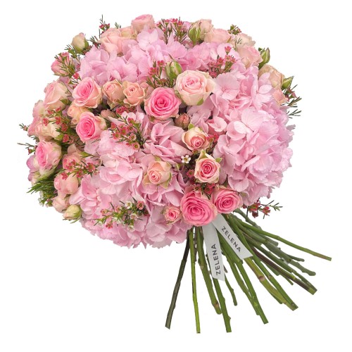 Букет с гортензией Роншам