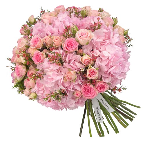 Букет с гортензией Роншам