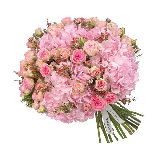 Букет с гортензией Роншам