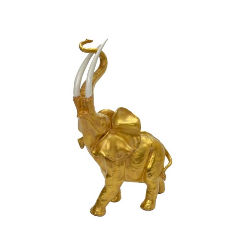 Статуэтка фарфоровая Villari  Слон золотой В35