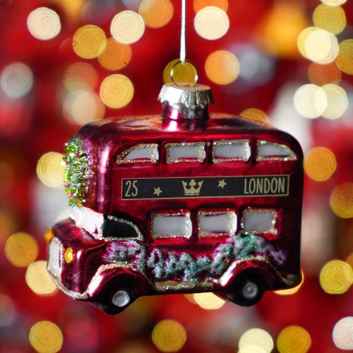 Елочная игрушка Gisela Graham Лондонский автобус