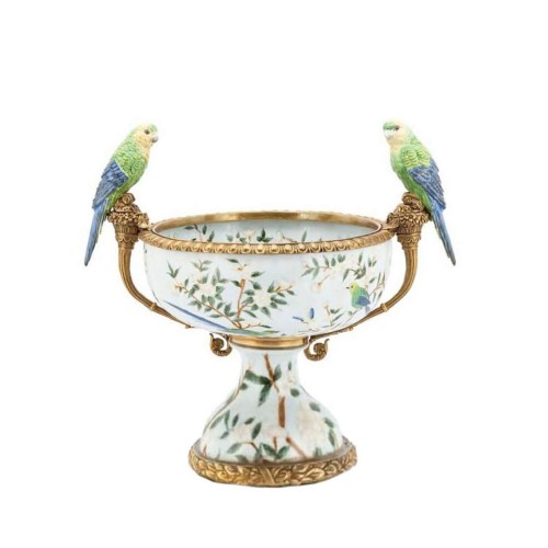 Чаша Abhika Atlantide на підставці Папуги В34