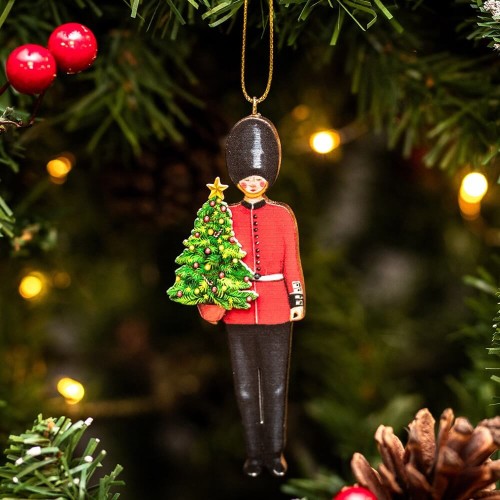 Елочная игрушка Gisela Graham Лондонский гвардеец а2