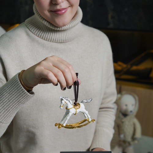 Ялинкова іграшка Michael Aram Ornaments Кінь-гойдалка Д12