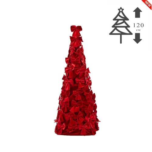 Креативная Елка EDG из бантов красная В120