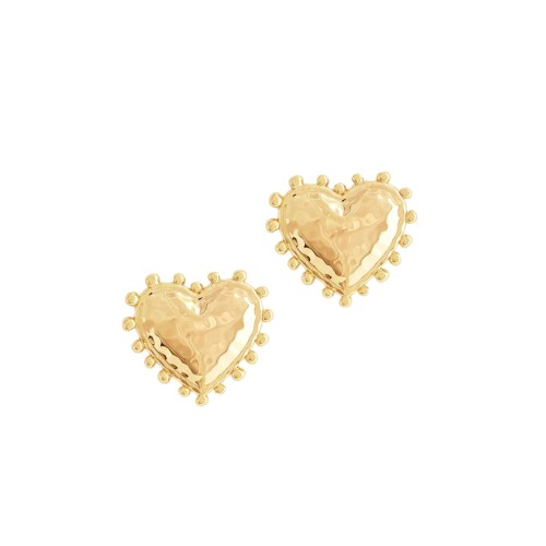 Сережки-пусеты Anabel Aram Heart золотые