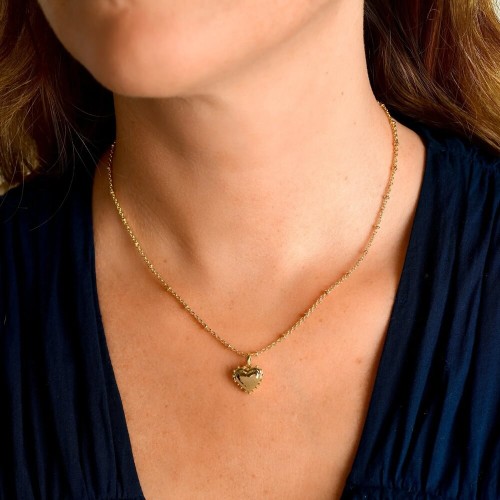 Подвеска Anabel Aram Heart с медальоном золотая