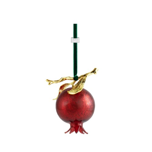 Елочная игрушка Michael Aram Ornaments Pomegranate Гранат красный В15