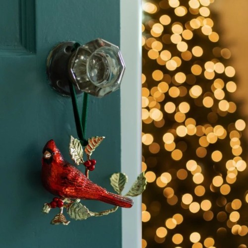 Елочная игрушка Michael Aram Ornaments Птица кардинал красный В9