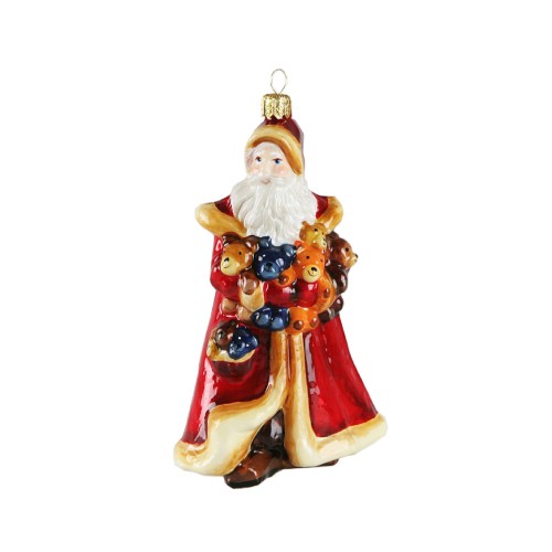 Ялинкова іграшка Komozja Санта з ведмежатами В15