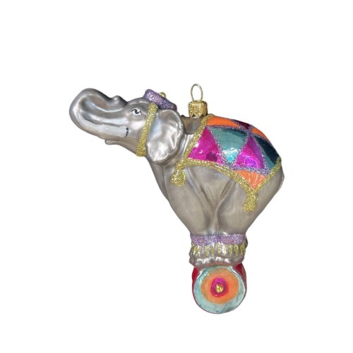 Ялинкова іграшка Komozja Цирковий слон