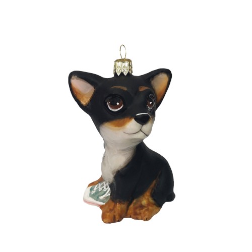 Ялинкова іграшка Komozja Цуценя Чихуахуа В8