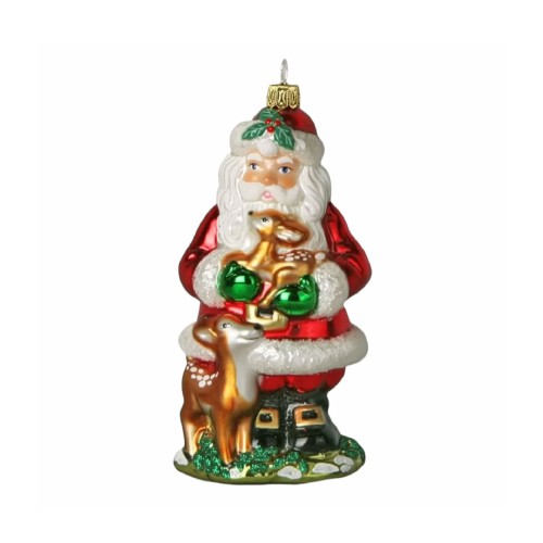 Ялинкова іграшка Komozja Санта з оленем