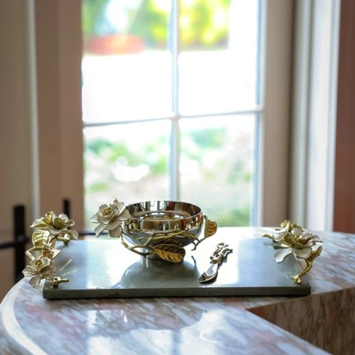 Доска для сыра Michael Aram Gardenia с ножом Д47