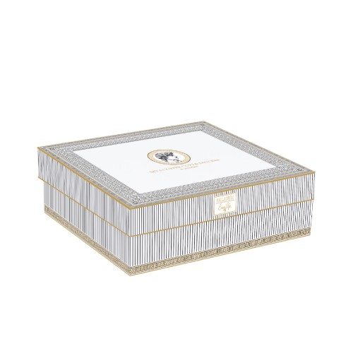 Набор кофейных чашек Easy Life Palladium с блюдцем 100мл х6