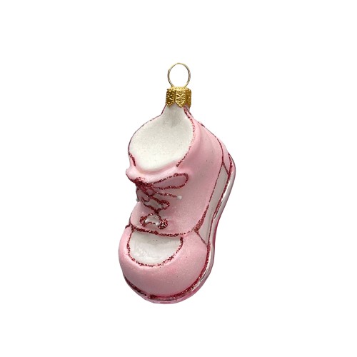 Ялинкова іграшка Komozja Дитячий черевичок рожевий