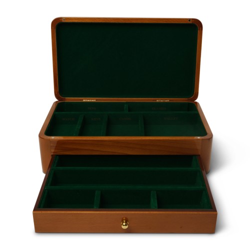 Шкатулка для украшений с картой мира Authentic Models L с выдвижным ящиком