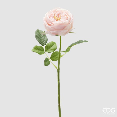 Искусственные цветы EDG Роза нежно-розовая В45