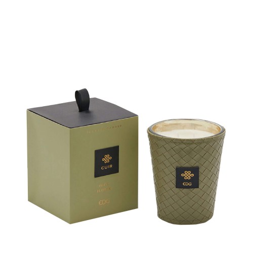 Аромасвеча EDG Cuir Olive power 360г