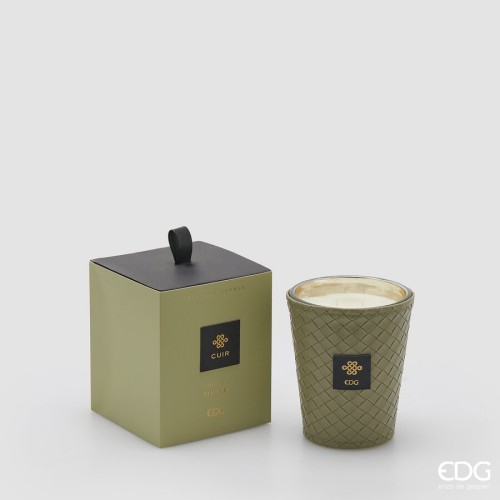 Аромасвеча EDG Cuir Olive power 360г