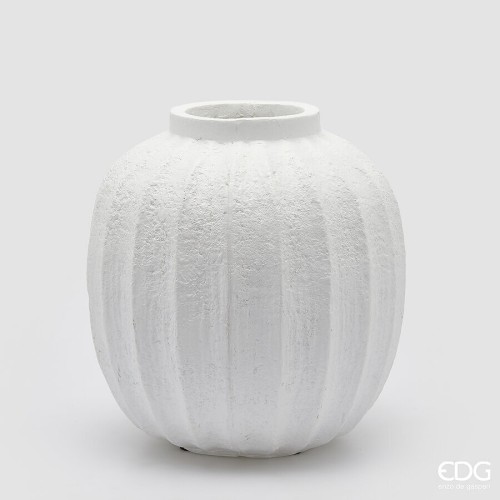 Ваза керамическая EDG Spicchi белая В39