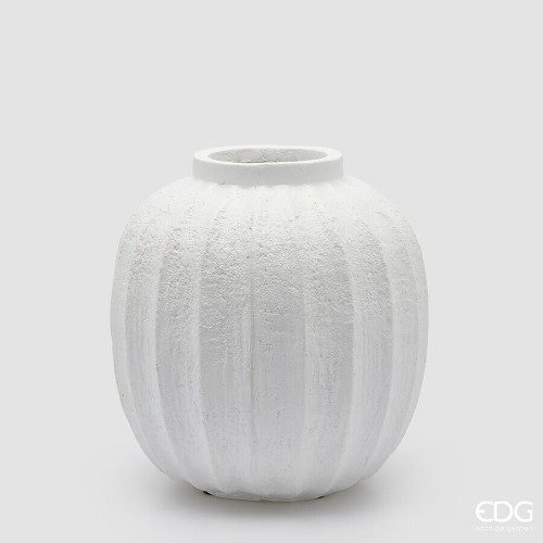 Ваза керамічна EDG Spicchi біла В30