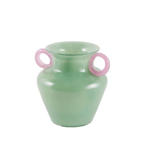 Ваза скляна EDG Color амфора зелена В22