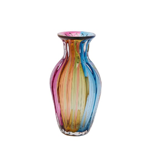 Ваза скляна EDG райдужна В37