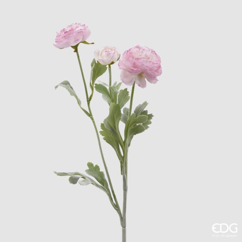 Искусственные цветы EDG Ранункулюс розовый В50