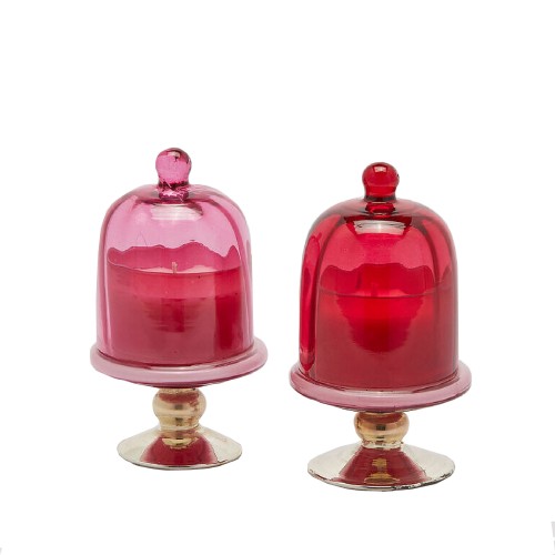 Аромасвічка EDG з ковпаком Woodland Berry рожева Rose червона В16 а2