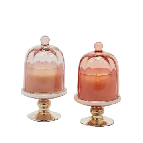 Аромасвеча EDG с колпаком Oud персиковая В16 а2