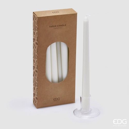 Высокие свечи EDG Набор свечей белых х12 В25