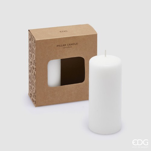 Свечи EDG цилиндр белые х2 В15