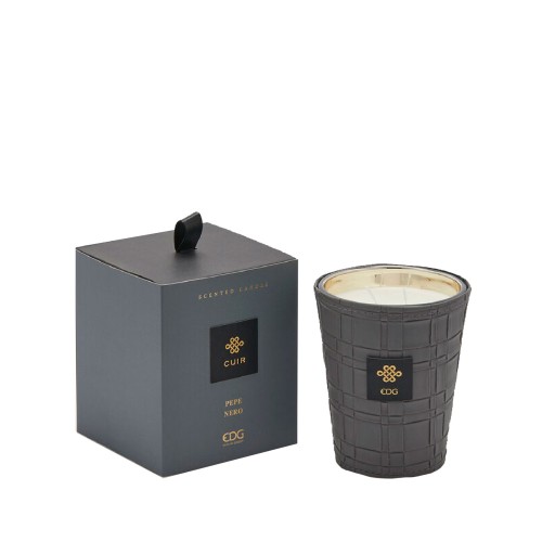 Аромасвеча EDG Cuir Black pepper 360г