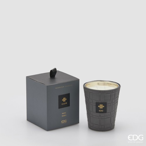 Аромасвеча EDG Cuir Black pepper 360г