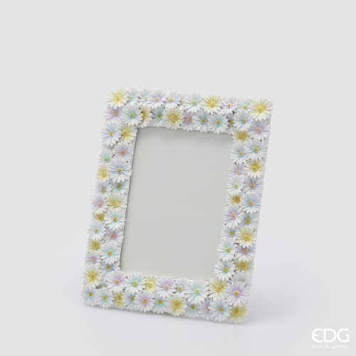 Фоторамка EDG Маргаритки белая 25х20
