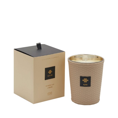 Аромасвеча EDG Cuir Moroccan amber