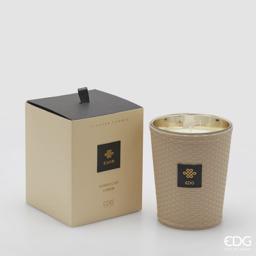 Аромасвеча EDG Cuir Moroccan amber