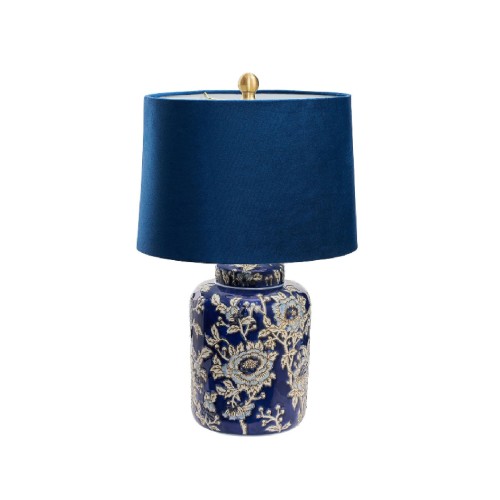 Настольная лампа Werner Voss Шинуазри голубая В55