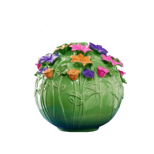 Ваза керамічна ZELENA Літні квіти В30