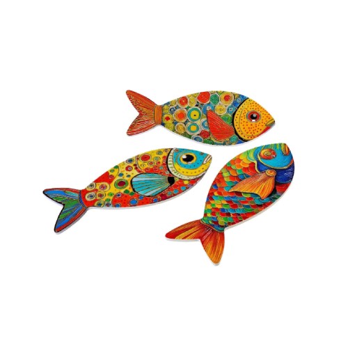 Подставка под горячее ZELENA Рыбки разноцветные Д29 а3