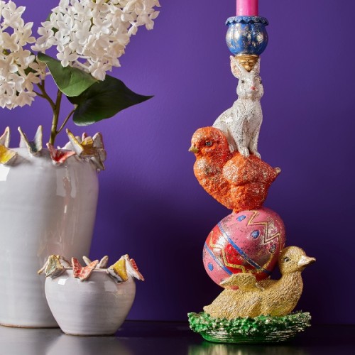 Свічник великодній ZELENA синій В33