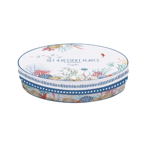 Набір тарілок Easy Life Sea Breeze х4 Д19