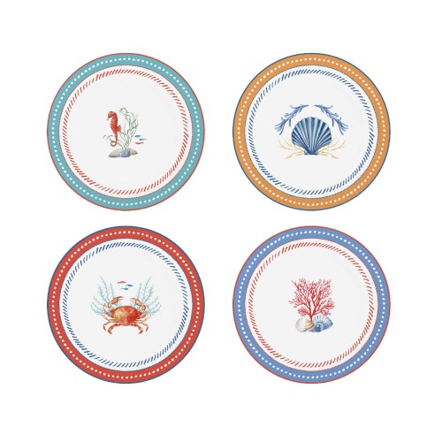 Набір тарілок Easy Life Sea Breeze х4 Д19