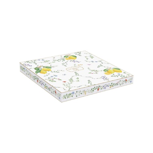 Подставка для торта и лопатка Easy Life Fleurs et Citrons Д32