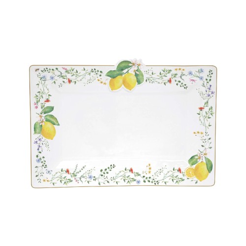 Блюдо сервірувальне Easy Life Fleurs et Citrons 36х24