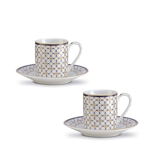 Чашки з блюдцем Pozzi Milano Charles х2 80мл